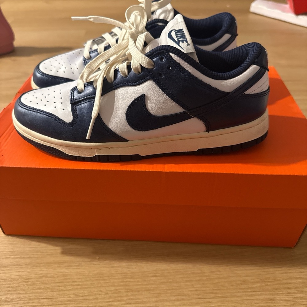 Nike low Dunk navy metallic